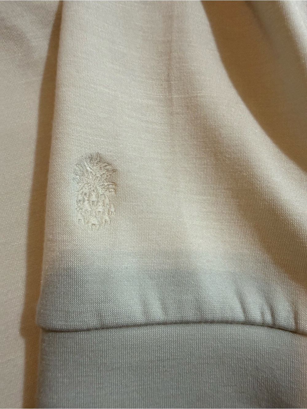 Tommy Bahama Women’s S/P White Collared Long Sleeve Pullover Top - Picture 3 of 7